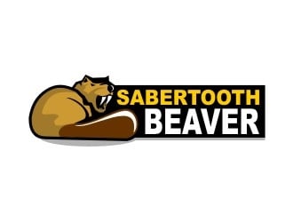 SABERTOOTH BEAVER logo design by sengkuni08