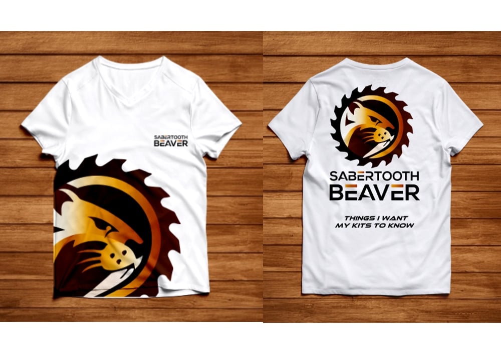 SABERTOOTH BEAVER logo design by avatar