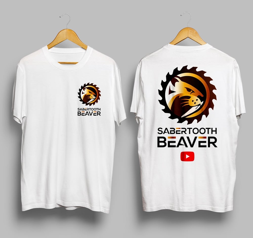 SABERTOOTH BEAVER logo design by Frenic