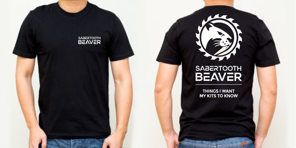 SABERTOOTH BEAVER logo design by zizze23