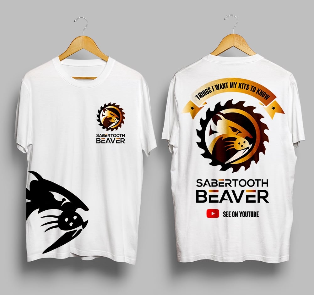 SABERTOOTH BEAVER logo design by Frenic