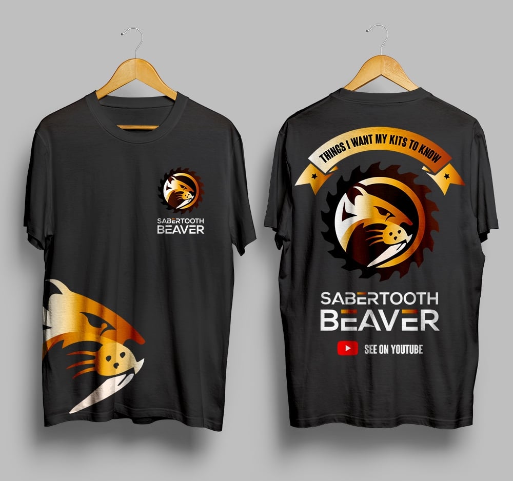 SABERTOOTH BEAVER logo design by Frenic