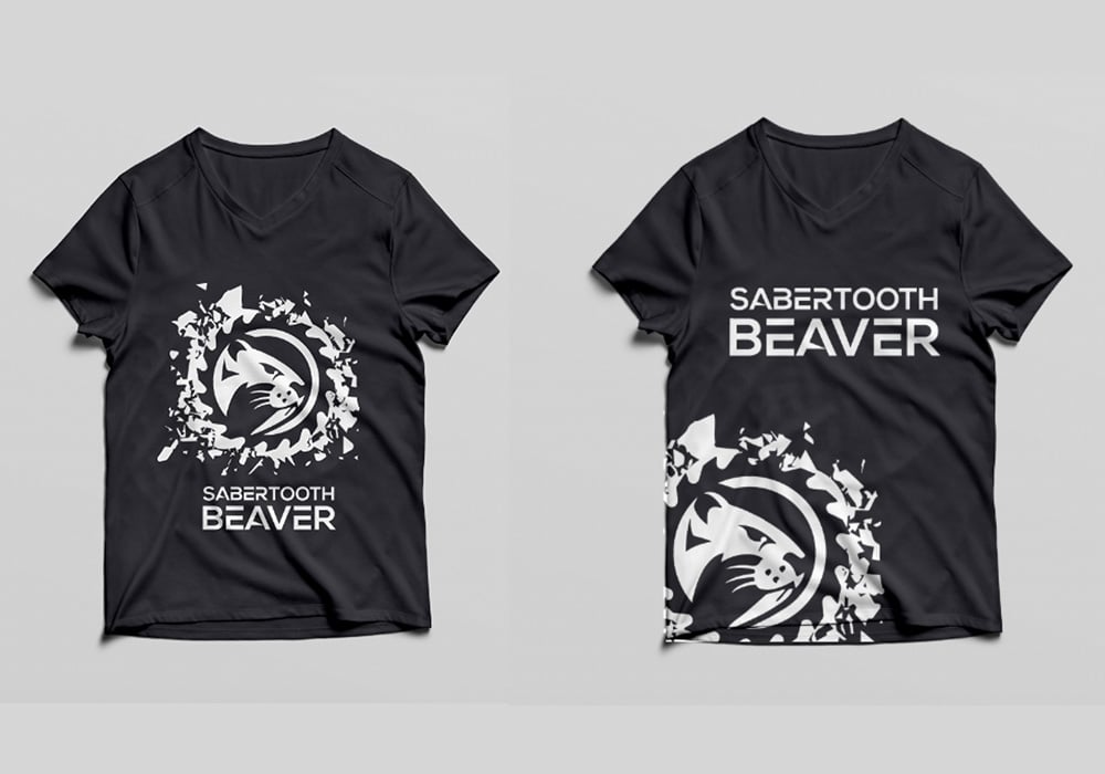 SABERTOOTH BEAVER logo design by avatar