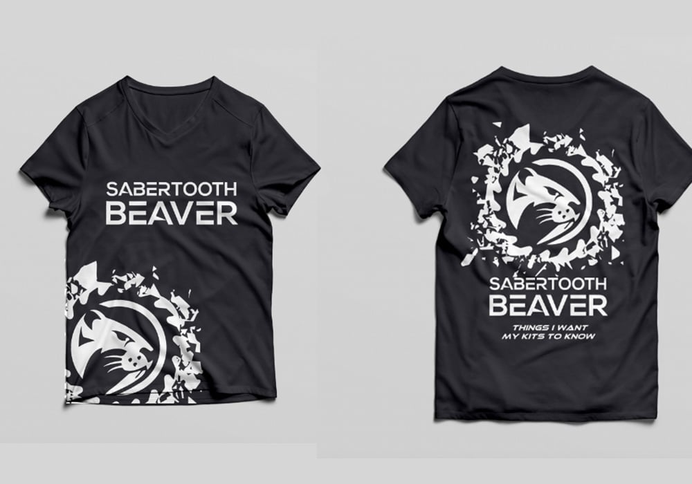 SABERTOOTH BEAVER logo design by avatar