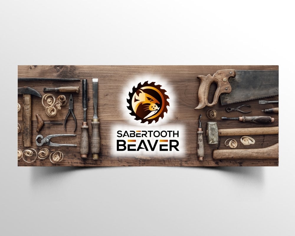 SABERTOOTH BEAVER logo design by ManishKoli