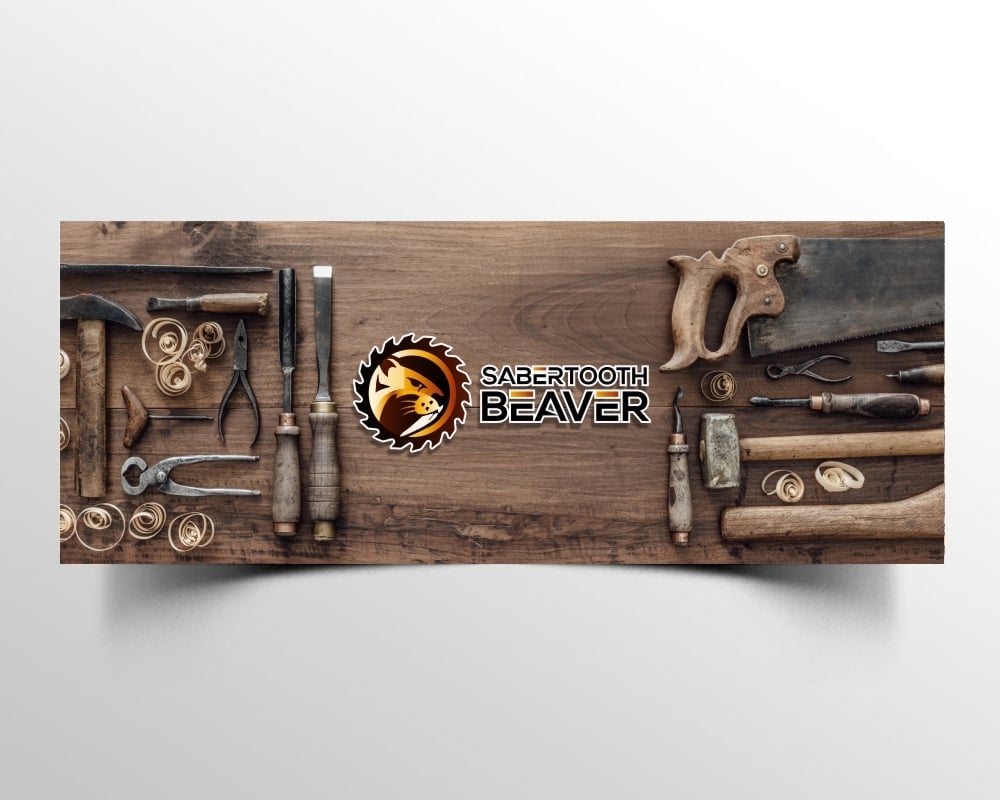 SABERTOOTH BEAVER logo design by ManishKoli