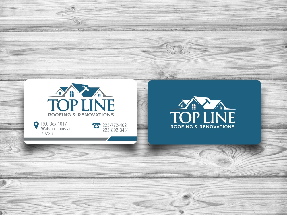 Top Line Roofing & Renovations logo design by jaize