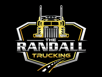 The Randall Trucking logo design by 3Dlogos