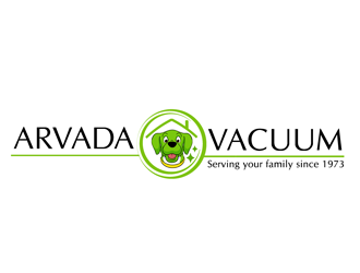 Arvada Vacuum logo design by megalogos