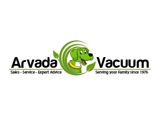 Arvada Vacuum logo design by MarkindDesign