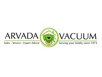 Arvada Vacuum logo design by megalogos