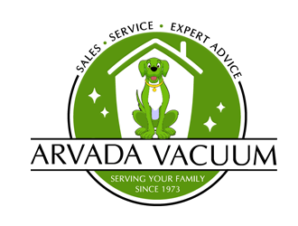 Arvada Vacuum logo design by megalogos