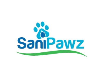 SaniPawz logo design by aryamaity