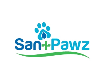 SaniPawz logo design by aryamaity