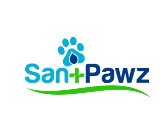 SaniPawz logo design by aryamaity