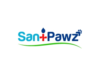 SaniPawz logo design by aryamaity