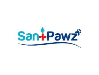 SaniPawz logo design by aryamaity