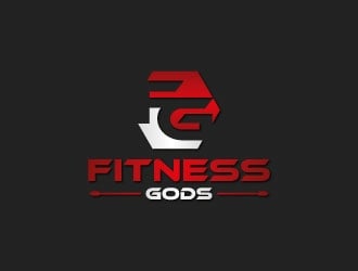 Fitness Gods logo design by crazher