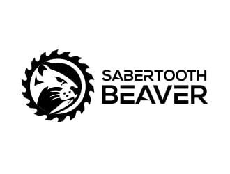 SABERTOOTH BEAVER logo design by avatar