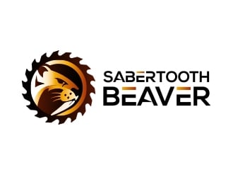 SABERTOOTH BEAVER logo design by avatar