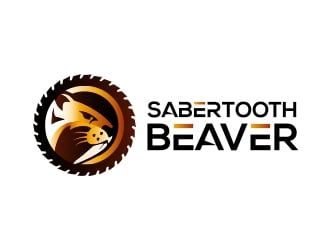 SABERTOOTH BEAVER logo design by avatar