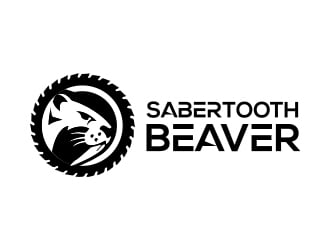 SABERTOOTH BEAVER logo design by avatar