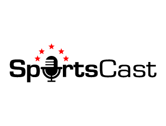 SportsCast Logo Design - 48hourslogo