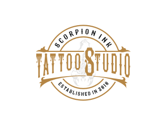 Scorpion Ink Tattoo Studio logo design by mbamboex