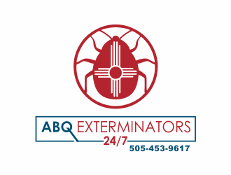 ABQ EXTERMINATORS 24/7 logo design by up2date