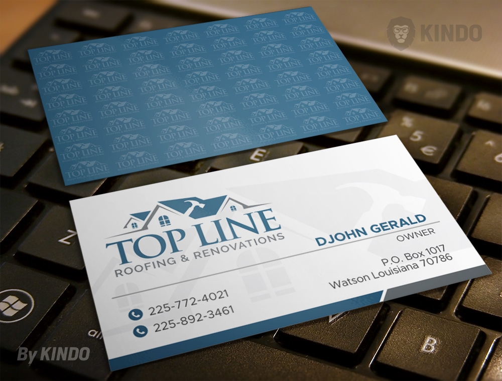 Top Line Roofing & Renovations logo design by Kindo