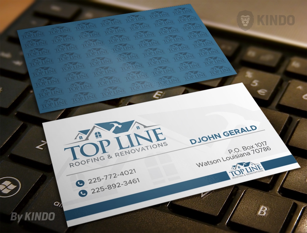 Top Line Roofing & Renovations logo design by Kindo