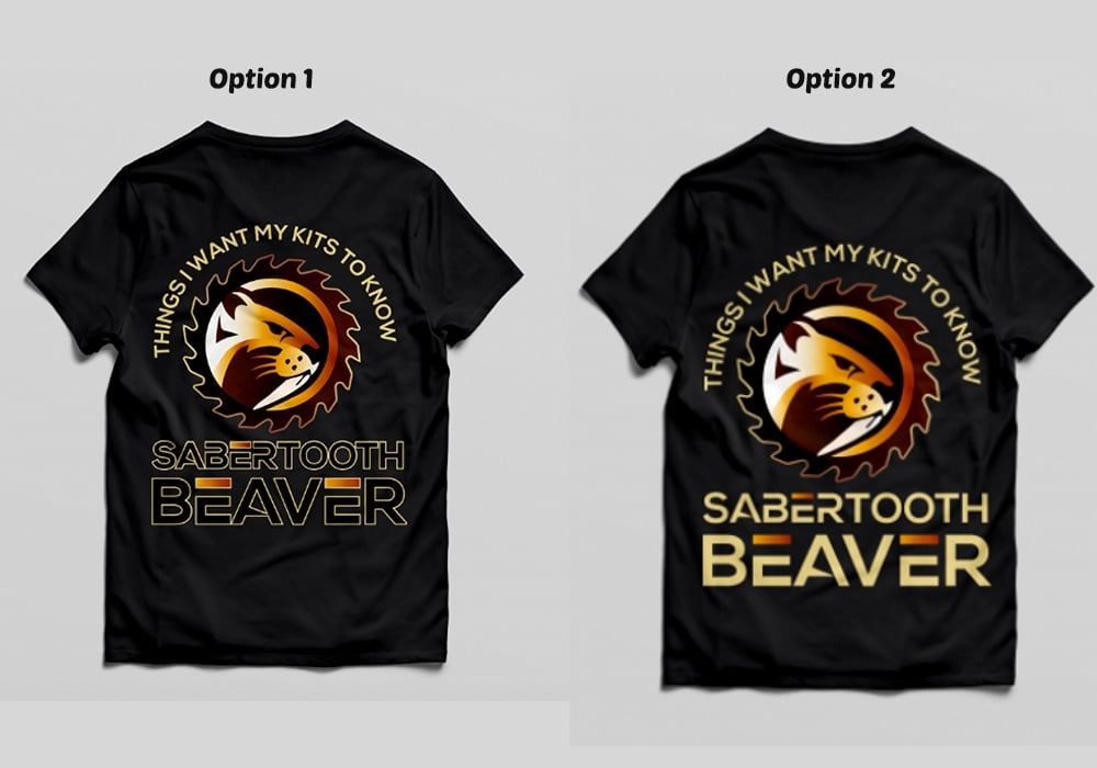 SABERTOOTH BEAVER logo design by avatar