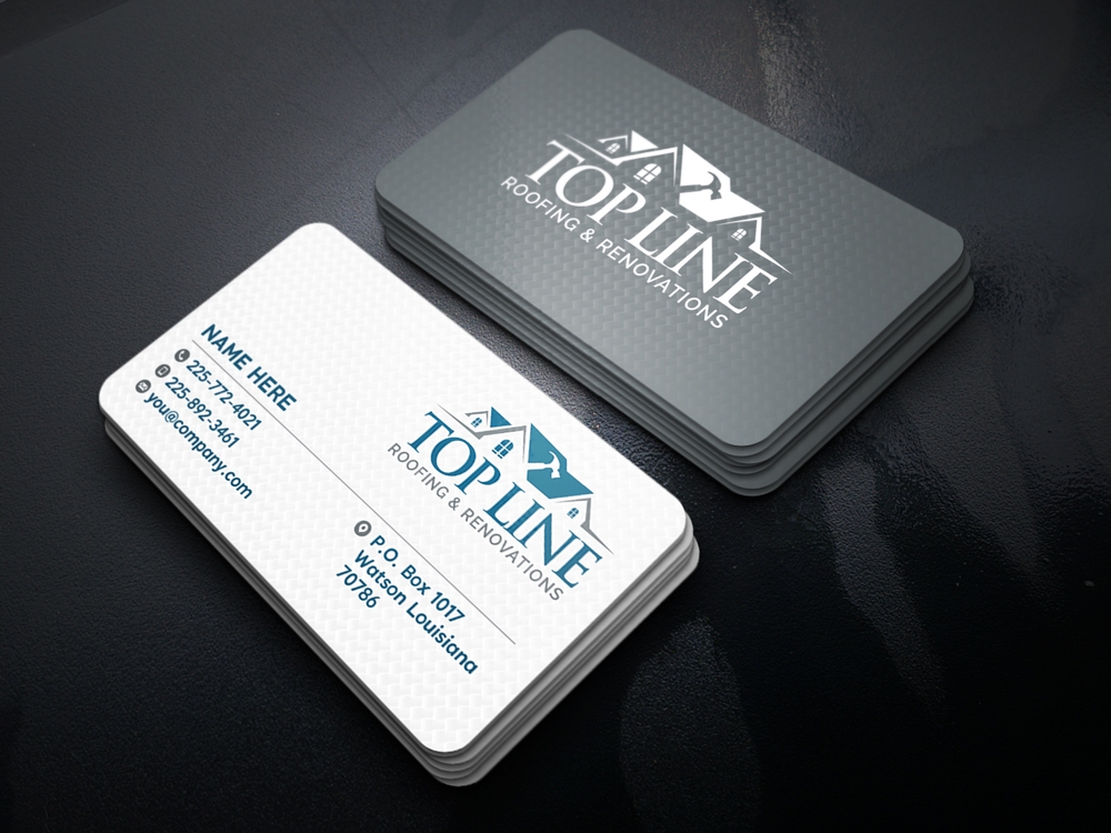 Top Line Roofing & Renovations logo design by KHAI