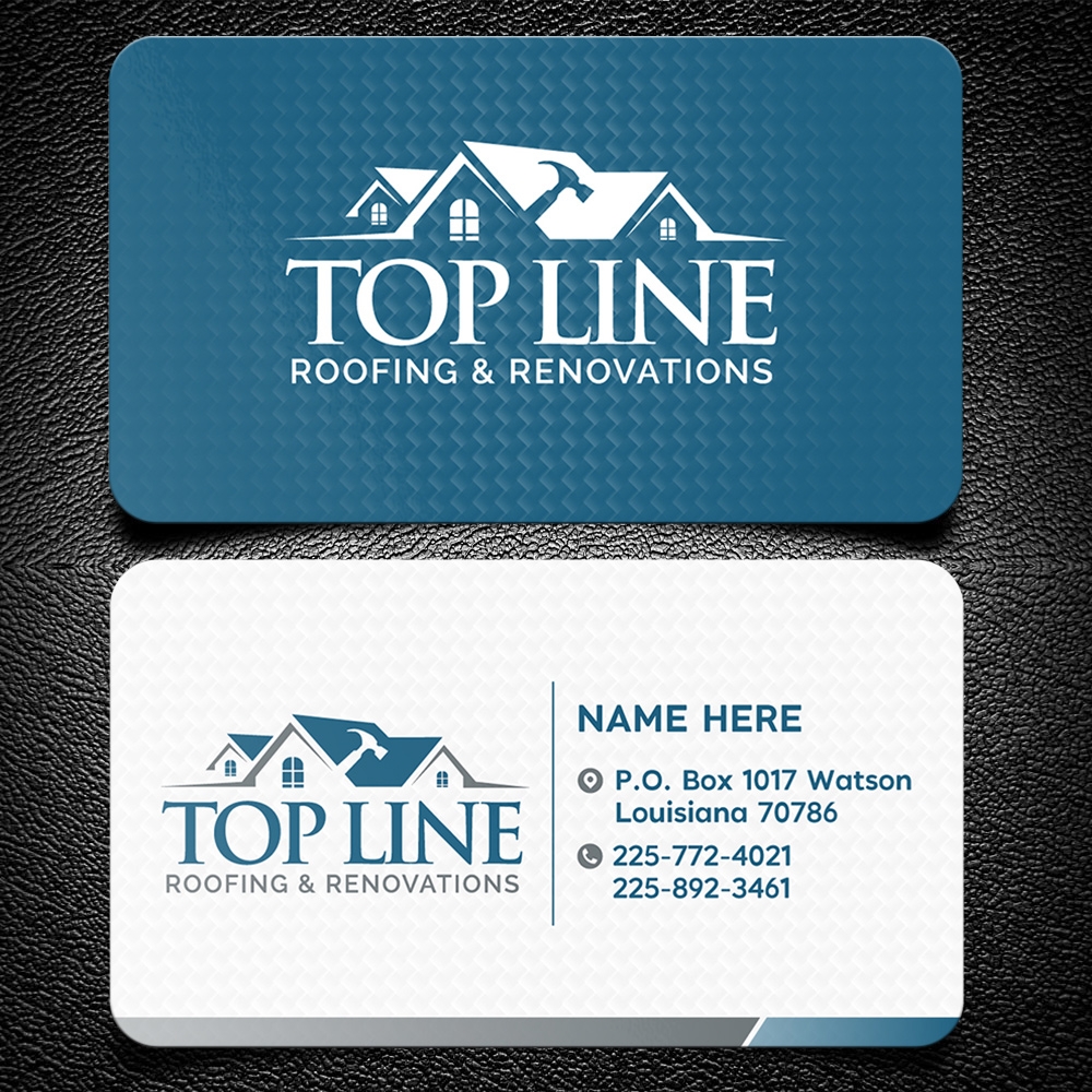 Top Line Roofing & Renovations logo design by KHAI