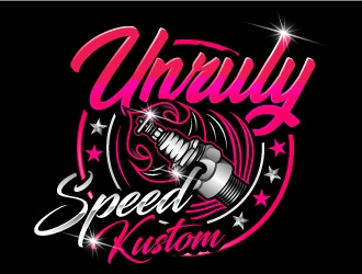 Unruly speed kustom  logo design by Suvendu