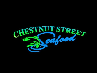 Chestnut Street Seafood logo design by Suvendu