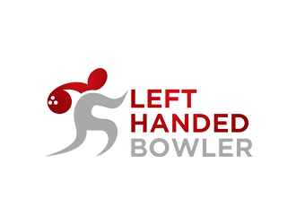 Left Handed Bowler logo design by Rizqy