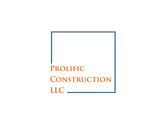 Prolific Construction LLC logo design by tejo