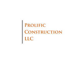 Prolific Construction LLC logo design by tejo