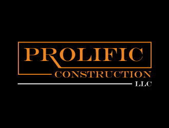 Prolific Construction LLC logo design by Mahrein