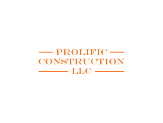 Prolific Construction LLC logo design by arturo_