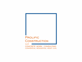 Prolific Construction LLC logo design by menanagan