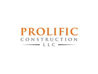 Prolific Construction LLC logo design by salis17