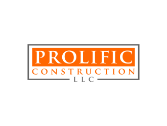 Prolific Construction LLC logo design by salis17