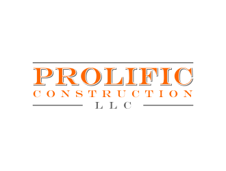 Prolific Construction LLC logo design by salis17