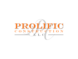 Prolific Construction LLC logo design by salis17