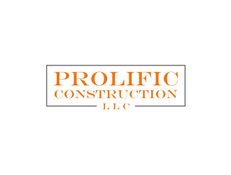 Prolific Construction LLC logo design by Barkah