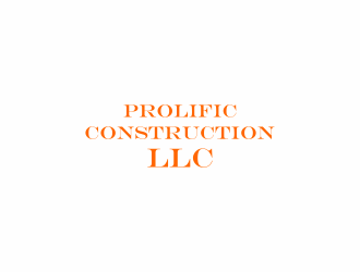 Prolific Construction LLC logo design by valace