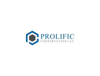 Prolific Construction LLC logo design by mukleyRx