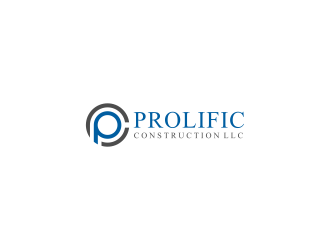 Prolific Construction LLC logo design by mukleyRx